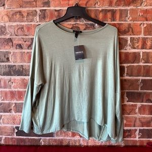 Forever 21 Publik Sage Long Sleeve Tunic Size:S NWT